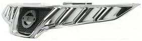 Front Grille Chrome Shell & Primed Insert Direct Replacement Compatible With 2009-2010 Nissan Murano NI1200232 623101AA0A