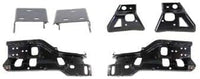 Front Bumper + Grille + Upper Cover Chrome + Valance + Extension Textured + Set Of 6 Bracket Right & Left Side Direct Replacement Compatible With Chevy Silverado 2500HD 3500HD 2011-14