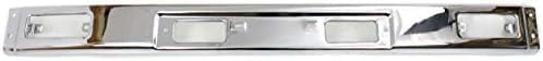 Front Bumper Chrome Steel Direct Replacement Compatible With 1984-1988 Toyota Pickup TO1002116 5211189139