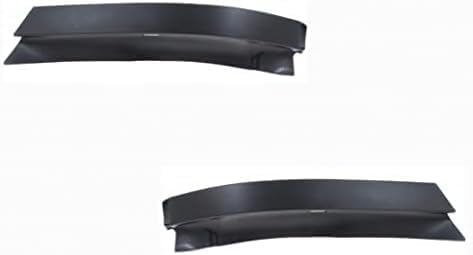 Set Of 2 Front Bumper Outer Filler Left Driver & Right Passenger Side Direct Replacement Compatible With 2016-2018 Chevrolet Silverado / 2019 LD 1500 GM1088183 GM1089183 84052265