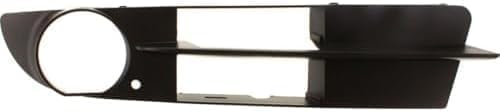 Set Of 2 Front Fog Light Molding Primed Right Passenger & Left Driver Side Direct Replacement Compatible With 2004-2007 BMW 5-Series BM1039109 BM1038109 51117049244 51117049243