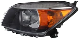 Set Of 2 Front Head Light Assembly Lens & Housing With Black Interior Left Driver & Right Passenger Side Direct Replacement Compatible With 2006-2008 Toyota RAV4 TO2518107 TO2519107