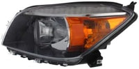 Set Of 2 Front Head Light Assembly Lens & Housing With Black Interior Left Driver & Right Passenger Side Direct Replacement Compatible With 2006-2008 Toyota RAV4 TO2518107 TO2519107