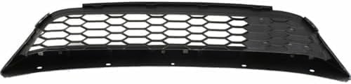 Set Of 2 Front Bumper Lower Grille Textured + Molding Chrome Direct Replacement Compatible With 2016-2017 Honda Accord HO1036126 HO1044106 71151T2FA51 71152T2FA50
