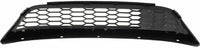 Set Of 2 Front Bumper Lower Grille Textured + Molding Chrome Direct Replacement Compatible With 2016-2017 Honda Accord HO1036126 HO1044106 71151T2FA51 71152T2FA50
