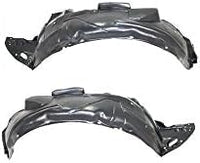 Set Of 2 Front Fender Liner Right Passenger & Left Driver Side Direct Replacement Compatible With 2006-2011 Honda Civic Coupe HO1249130 HO1251106 HO1248130 HO1250106 74101SVBA00