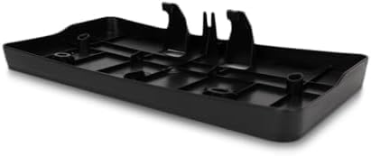 Front License Plate Bracket Textured Plastic Direct Replacement Compatible with 2012-2014 Toyota Camry TO1068117 5211406160