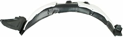 Set Of 2 Front Fender Liner Right Passenger & Left Driver Side Direct Replacement Compatible With 2012-2013 Kia Optima KI1249124 KI1248124 868124C100 868114C100