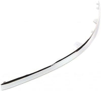 Front Bumper Molding Chrome Plastic Left Driver Side Direct Replacement Compatible With 2008-2010 Chrysler Town And Country CH1046102 5113149AA