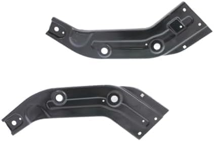 Set Of 2 Front Radiator Upper Side Support Steel Left Driver & Right Passenger Side Direct Replacement Compatible With 2012-2015 Volkswagen Passat VW1222103 VW1222102