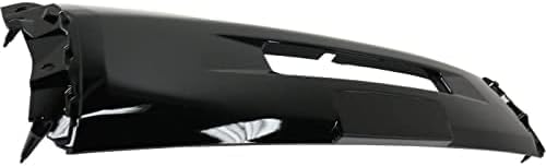 Front Bumper Grille Primed Plastic Direct Replacement Compatible With 2016-2018 Mitsubishi Outlander MI1036110 6400J047