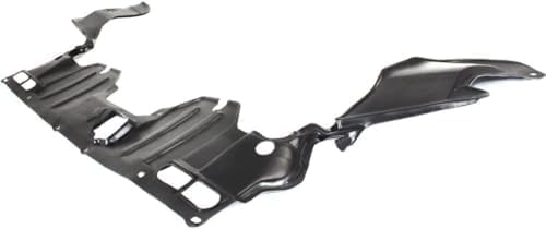 Set of 2 Front Engine Splash Shield Under Cover Direct Replacement Compatible with 2006-2011 Honda Civic HO1228112 HO1228135 74111SNAA00 74110SNCA00