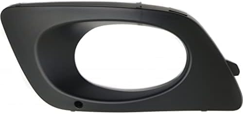 Set Of 2 Front Fog Light Molding Textured Plastic Left Driver & Right Passenger Side Direct Replacement Compatible With 2014-2018 Mercedes Benz Sprinter MB1038159 MB1039159