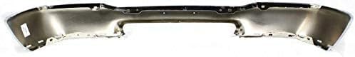Front Bumper Chrome Without Pad Holes Direct Replacement Compatible With 1998-2000 Ford Ranger FO1002361 XL5Z17757BA