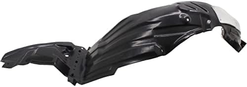 Set Of 2 Front Fender Liner Right Passenger & Left Driver Side Direct Replacement Compatible With 2017-2019 Toyota Corolla TO1248210 TO1249210 5387602660 5387502610