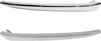 Set Of 2 Front Bumper Molding Left Driver & Right Passenger Side Direct Replacement Compatible With 2015-2020 Chevrolet Suburban/Tahoe GM1046106 GM1047106 22936485 22936484
