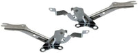 Set of 2 Front Hood Hinges Steel Left Driver Side & Right Passenger Side Direct Replacement Compatible with 2006-2012 Ford Fusion FO1236137 FO1236138 6E5Z16796A 6E5Z16797A