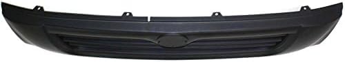Front Grille Assembly Primed Shell and Insert Plastic Direct Replacement Compatible With 1998-2000 Mazda Pickup MA1200153 1F0050710