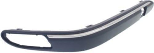 Front Bumper Molding Primed Right Passenger Side Direct Replacement Compatible With 2001-2007 Mercedes Benz C-Class MB1059104 2038852221
