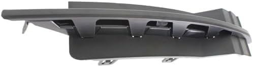 Set Of 2 Front Fog Light Cover Textured Plastic Right Passenger & Left Driver Side Direct Replacement Compatible With 2010-2012 Chevrolet Malibu GM1039137 GM1038137 20861566 20861565