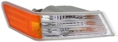 Set Of 2 Front Corner Light Lens And Housing Left Driver & Right Passenger Side Direct Replacement Compatible With 2007-2017 Jeep Patriot CH2527102 CH2526102 68004180AC 68004181AC