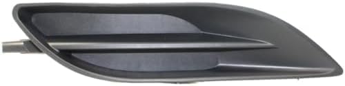 Set Of 2 Front Fog Light Cover Primed Right Passenger & Left Driver Side Direct Replacement Compatible With 2006-2010 Toyota Sienna TO1089115 TO1088115 52127AE020 52128AE020