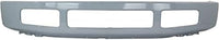 Front Bumper Painted Gray Steel With Moulding Hole Direct Replacement Compatible With 2008-2010 Ford F-450 Super Duty FO1002405 8C3Z17757FPTM