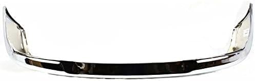 Front Bumper Chrome Without Pad Holes Direct Replacement Compatible With 1998-2000 Ford Ranger FO1002361 XL5Z17757BA