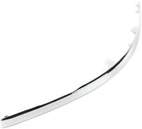 Front Bumper Molding Chrome Plastic Left Driver Side Direct Replacement Compatible With 2008-2010 Chrysler Town And Country CH1046102 5113149AA