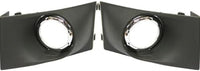 Set Of 2 Front Fog Lamp Molding Primed Plastic Right Passenger & Left Driver Side Direct Replacement Compatible With 2008-2011 Ford Focus FO2599101 FO2598101 8S4Z15266AA 8S4Z15266AB