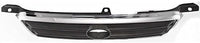 Front Grille Assembly Chrome Shell with Painted Silver Black Insert Plastic Direct Replacement Compatible With 2000-2001 Toyota Camry TO1200225 53111AA020