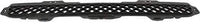 Front Bumper Lower Grille Textured Gray Plastic Without Fog Light Holes Direct Replacement Compatible With 2006-2010 Hummer H3 HU1036100 25821170