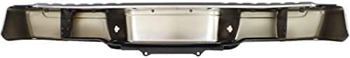 Rear Step Bumper Chrome Steel Direct Replacement Compatible With 1998-2000 Nissan Frontier NI1102136 850107B426