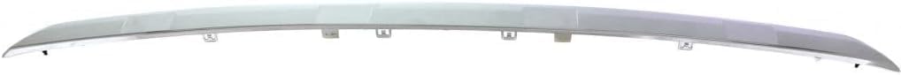 Rear Bumper Cover Molding Chrome Plastic Direct Replacement Compatible with 2013-2016 Nissan Pathfinder NI1144104 850723KA0A