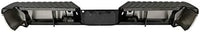 Rear Bumper Face Bar With Mounting Bracket And Pad Provision Chrome Direct Replacement Compatible With 2008-2016 Ford F-Super Duty FO1103148 9C3Z17906B