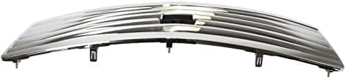 Front Grille Chrome Shell And Insert Plastic Direct Replacement Compatible With 2009 Infiniti G37 / 2007-2008 G35 IN1200116 62070JK60B