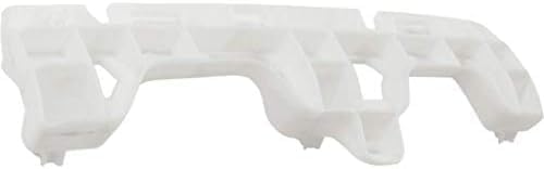 Set Of 2 Front Bumper Side Bracket Plastic Left Driver & Right Passenger Side Direct Replacement Compatible With 2015-2017 Lexus NX200t / NX300h LX1043114 LX1042114