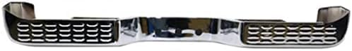 Rear Step Bumper Face Bar Chrome Steel Direct Replacement Compatible With 1989-1995 Toyota Pickup RT82620005 002283591113