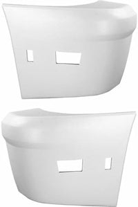 Set Of 2 Rear Bumper End Primed Right Passenger & Left Driver Side Direct Replacement Compatible With 2010-2013 Ford Transit Connect FO1105135 FO1104135 9T1Z17F774DB 9T1Z17F774DA