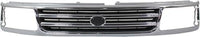 Front Grille Assembly Chrome Shell With Primed Insert Plastic Direct Replacement Compatible With 1993-1998 Toyota T100 TO1200192 5311134021