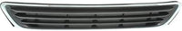 Front Grille Chrome Shell With Gray Insert Plastic Direct Replacement Compatible With 1997-1999 Lexus ES300 LX1200104 5310133040B0