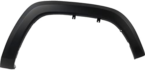Set of 2 Front Fender Flare Textured Plastic Left Driver & Right Passenger Side Direct Replacement Compatible with 2016-2023 Toyota Tacoma TO1291109 TO1290109 7587104060 7587204060