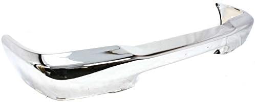 Front Bumper Chrome Without Pad Holes Direct Replacement Compatible With 1998-2000 Ford Ranger FO1002361 XL5Z17757BA