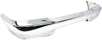 Front Bumper Chrome Without Pad Holes Direct Replacement Compatible With 1998-2000 Ford Ranger FO1002361 XL5Z17757BA