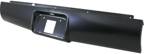 Rear Roll Pan Primed Steel with License Plate Part & Light Kit Direct Replacement Compatible with 2004-2010 Chevrolet Colorado REPC825512