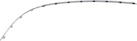 Rear Bumper Trim Chrome Left Driver Side Direct Replacement Compatible With 2010-2013 Mercedes Benz E-Class MB1158110 2128852121