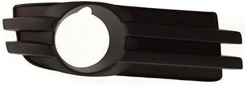 Set Of 2 Front Fog Light Cover Primed Left Driver & Right Passenger Side Direct Replacement Compatible With 2008-2010 Dodge Grand Caravan CH2599103 CH2598103 5113232AA 5113233AA