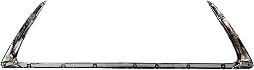 Front Bumper Grille Molding Chrome Plastic Direct Replacement Compatible With 2016-2017 Lexus CT200h LX1216105 5312276020