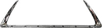 Front Bumper Grille Molding Chrome Plastic Direct Replacement Compatible With 2016-2017 Lexus CT200h LX1216105 5312276020