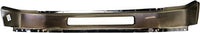 Front Bumper Chrome Steel + Head Light Assembly Left Driver & Right Passenger Side Direct Replacement Compatible With 2008-2019 Ford Econoline Van